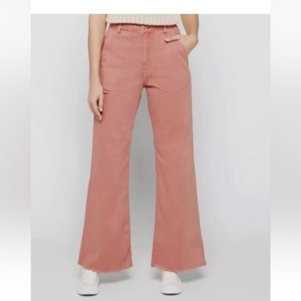 Pistola Sasha High Rise Relaxed Flare Pants Clay Size 26